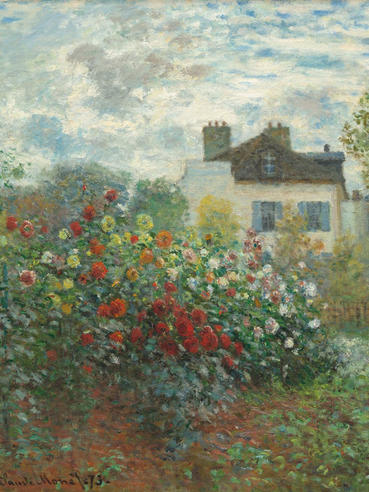 Claude Monet In The Garden