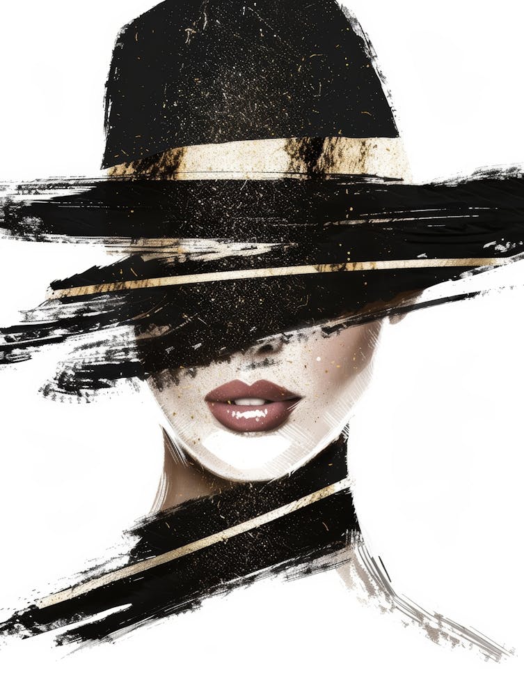 Fashion Woman In A Hat