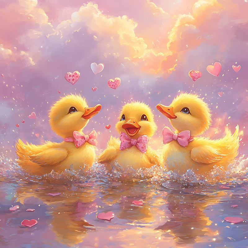 Ducks In The Water