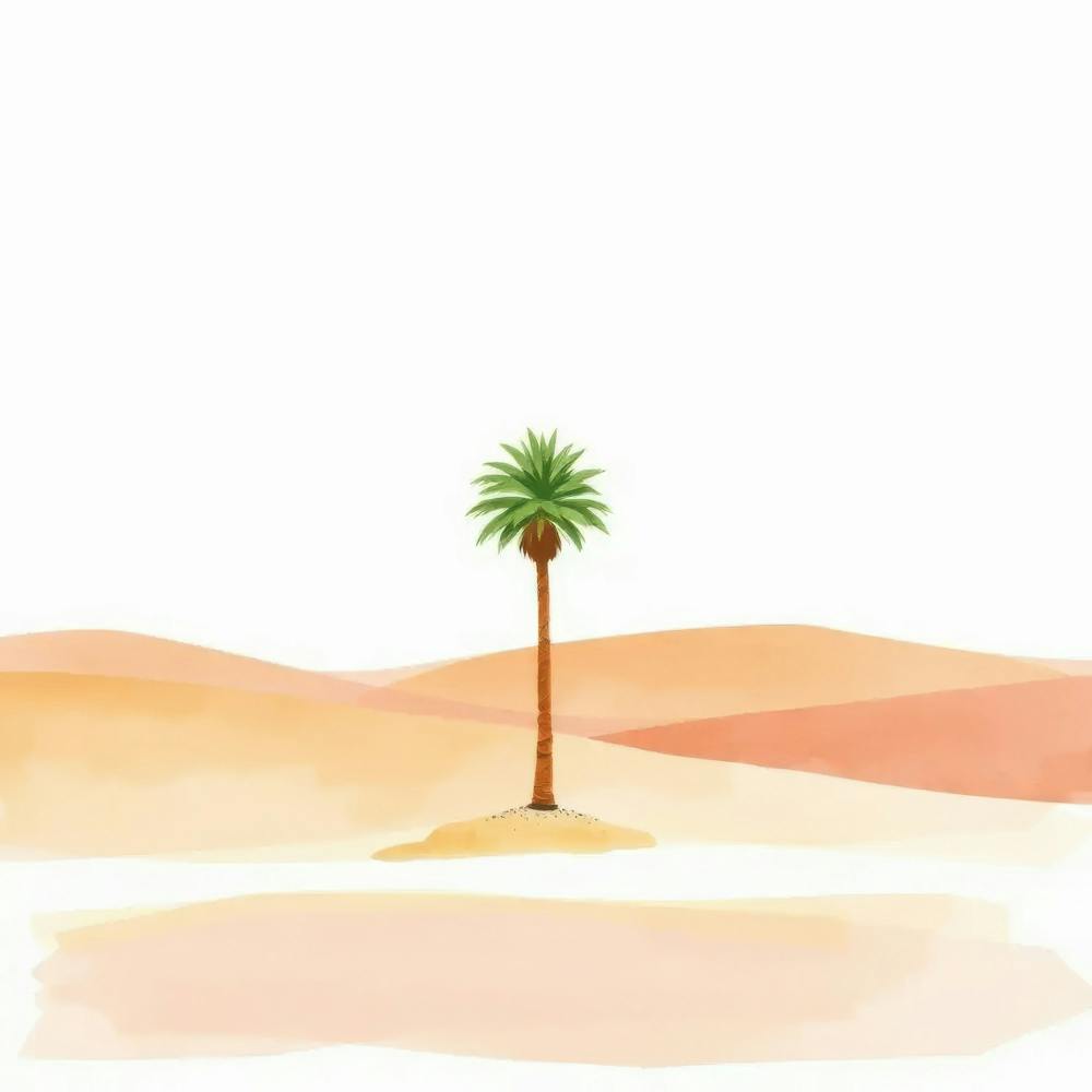 Palm Tree In The Desert 1
