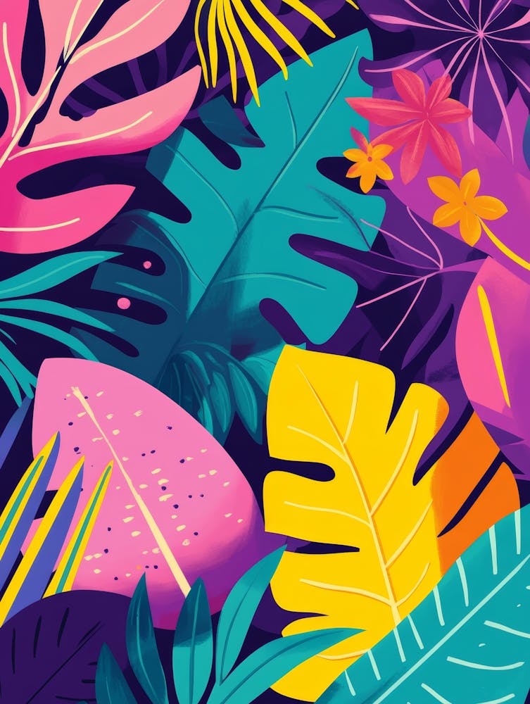 Tropical Leaves Wallpaper 7