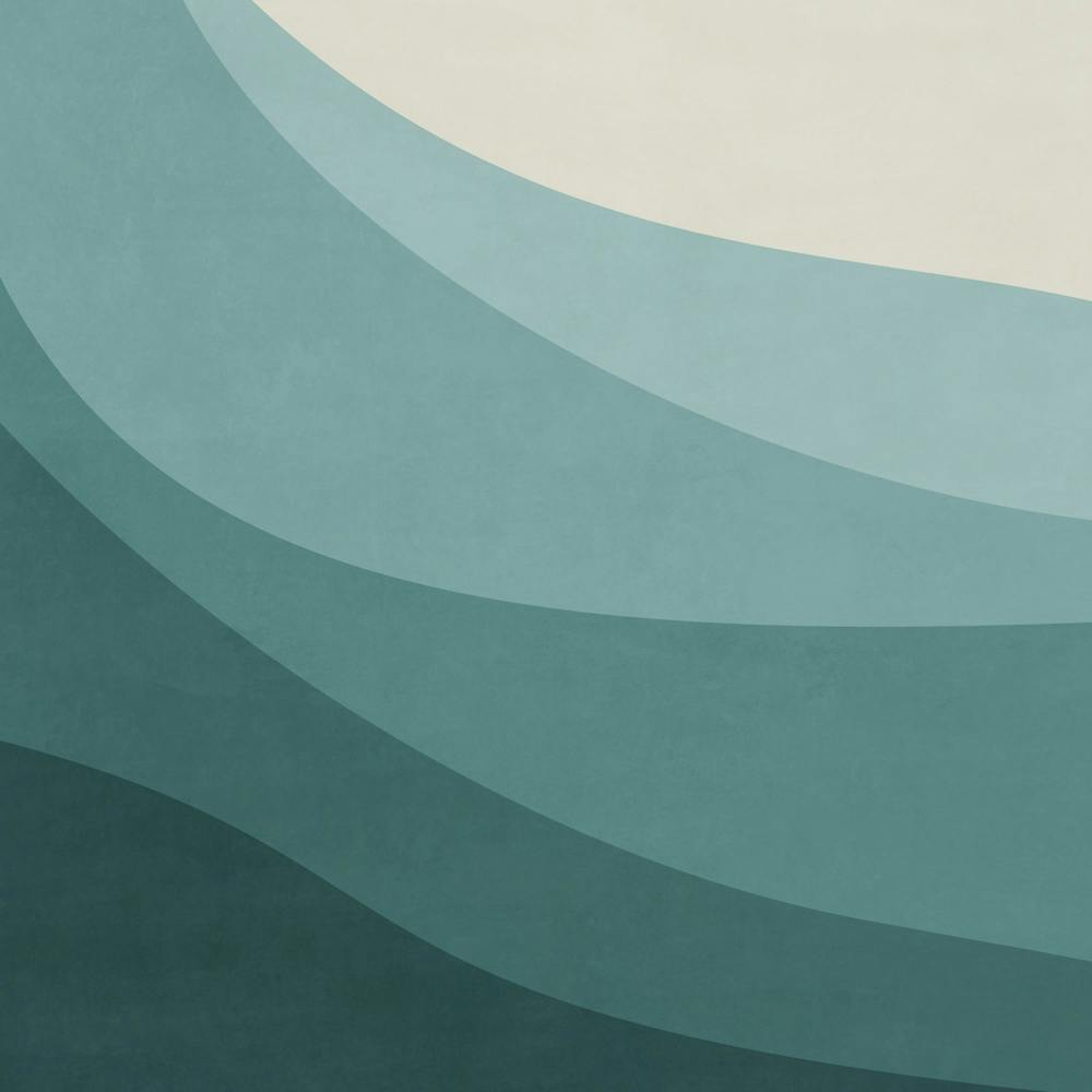 GREENISH MINIMALIST WAVES