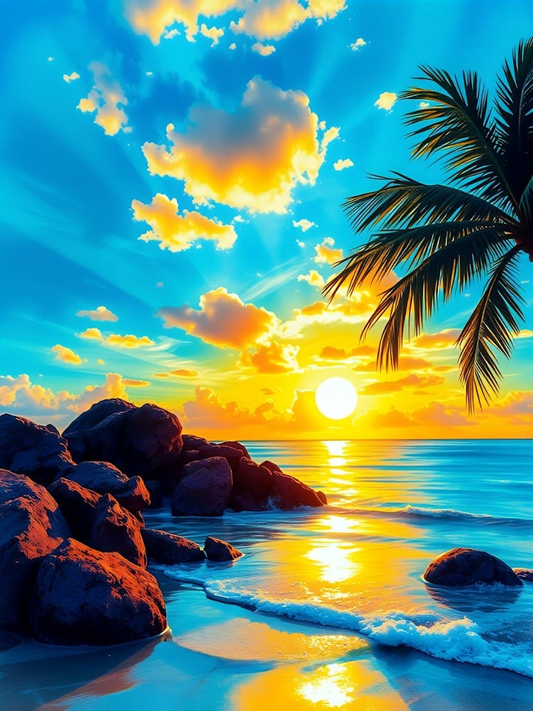 Sunset On The Beach 17