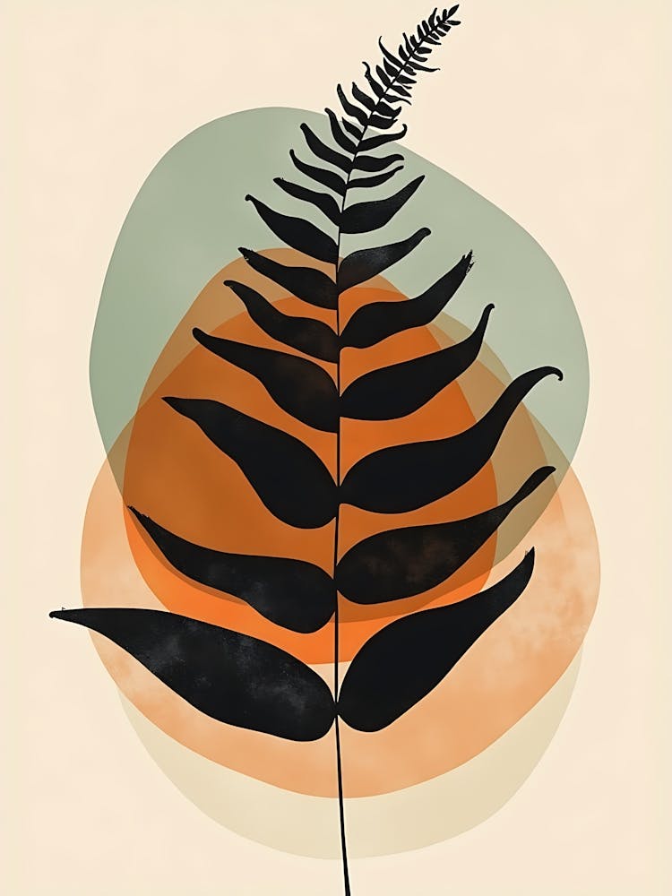 Soft Wildflower Shapes in Natural Hues