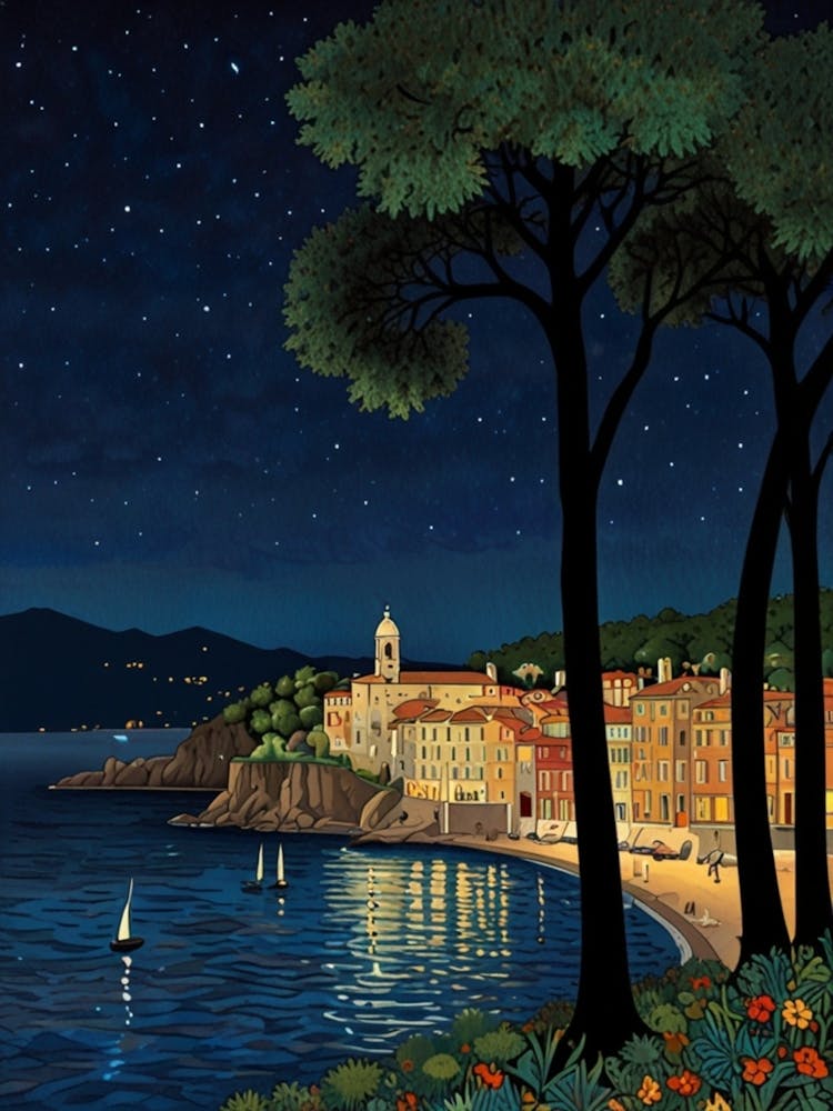 William Morris Night At The Seaside