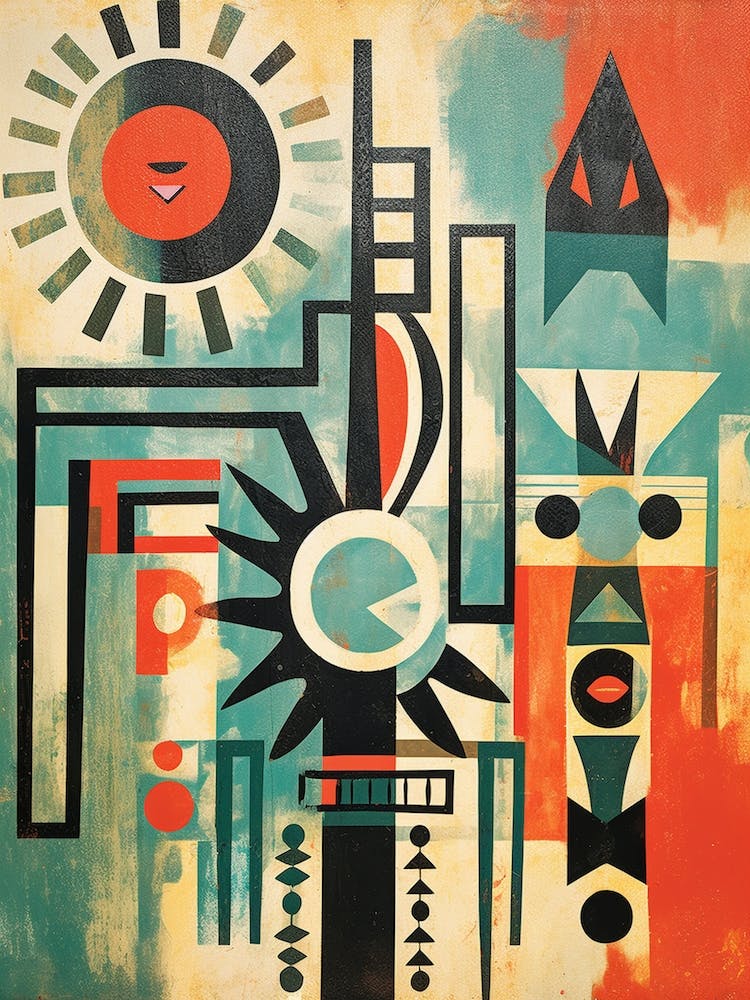 Afrocentric Pattern Illustration 3