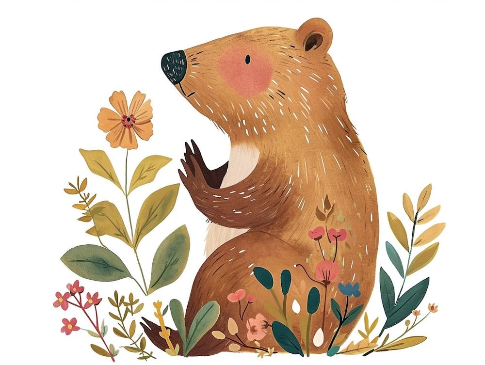 Little Floral Beaver 1