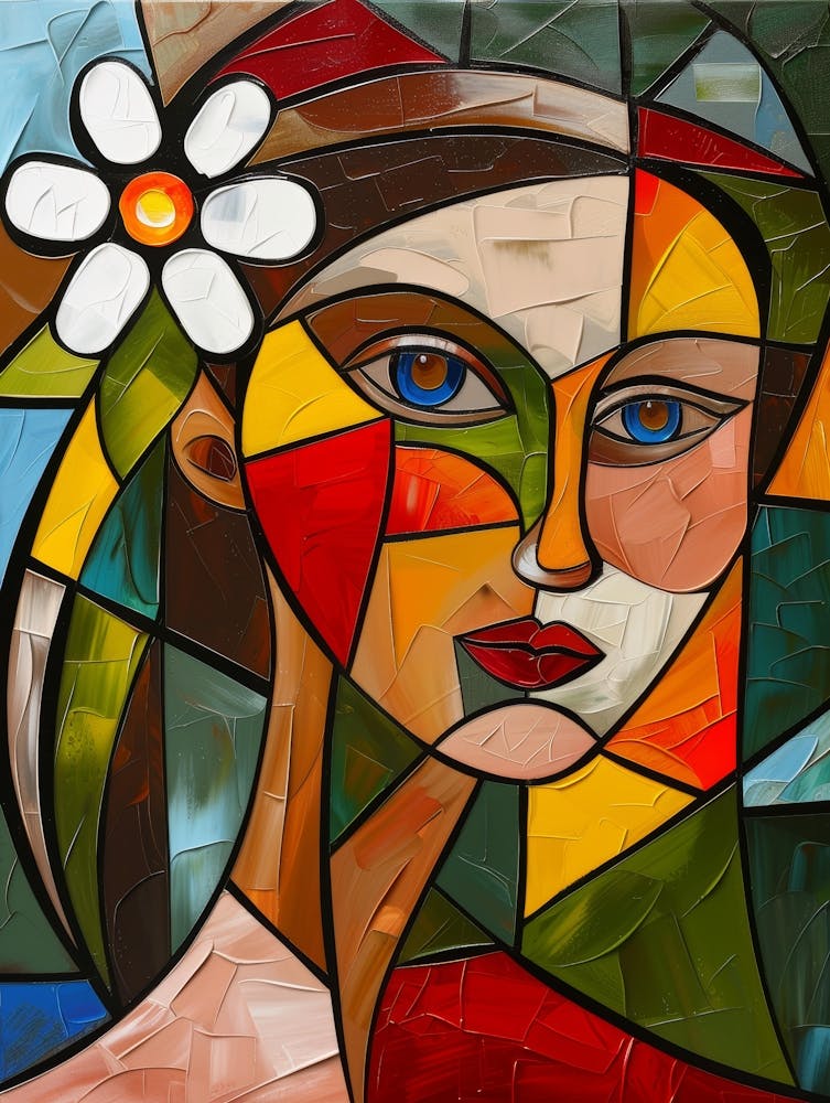 Mosaic Of A Woman 8