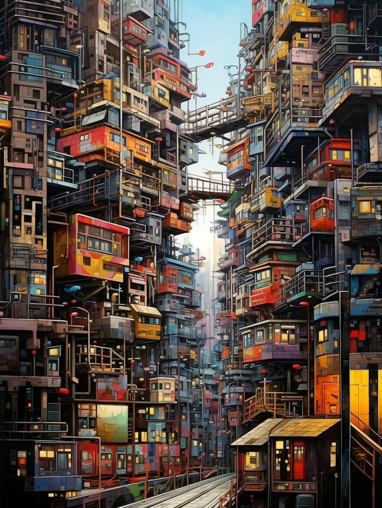Japanese Cityscape Traditional 2