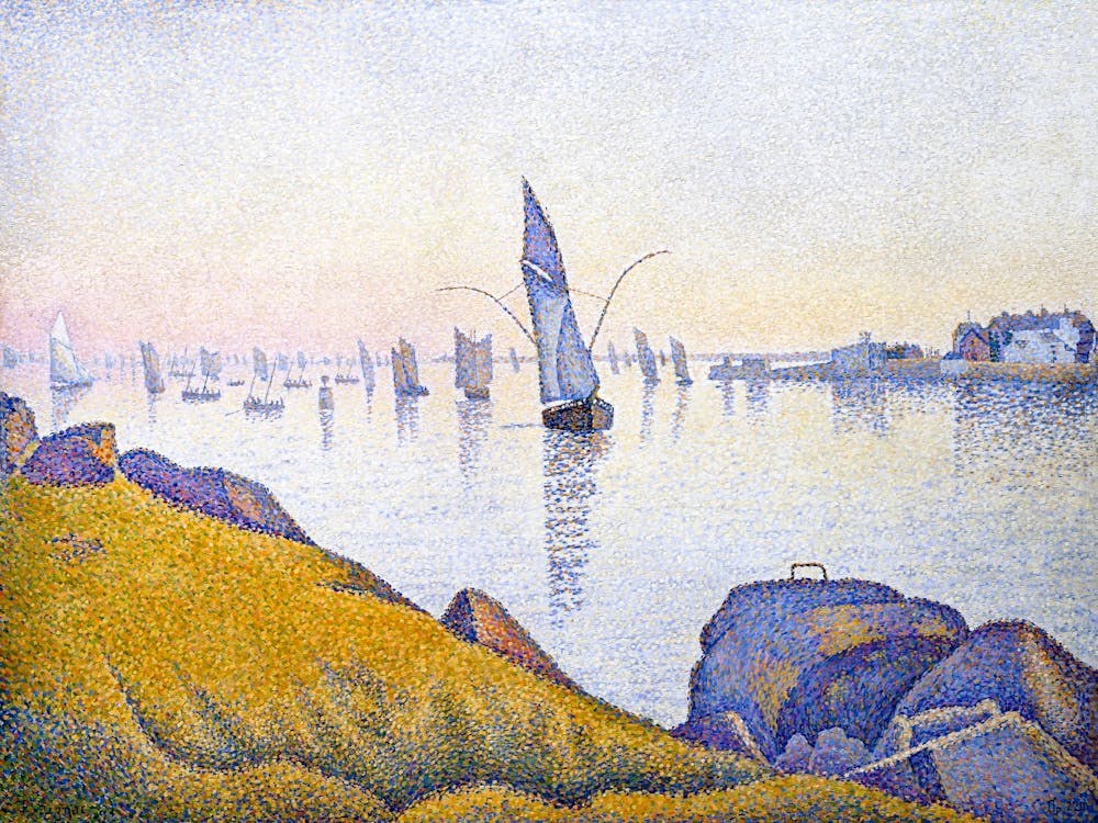 Evening Calm, Concarneau, Opus 220 (Allegro Maestoso) (1891), Paul Signac