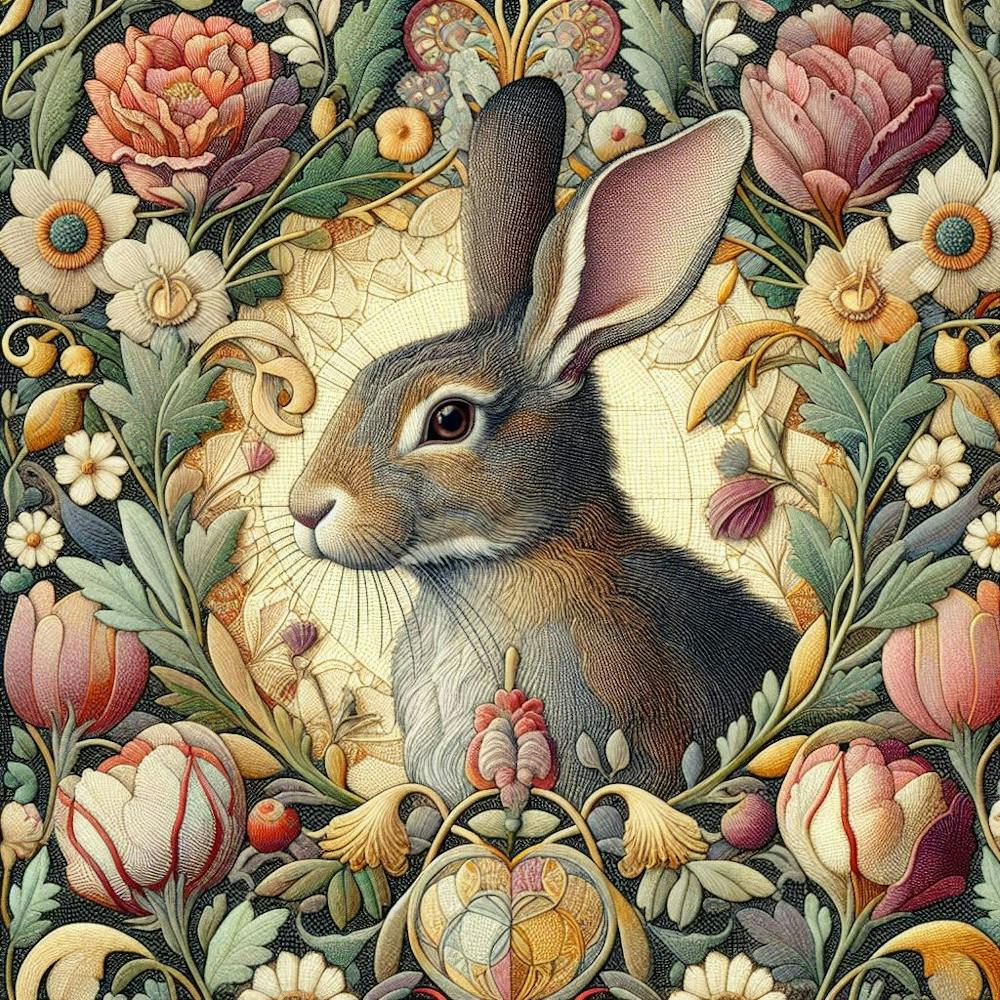william morris Rabbit Art Print by mystica51 – Fy!