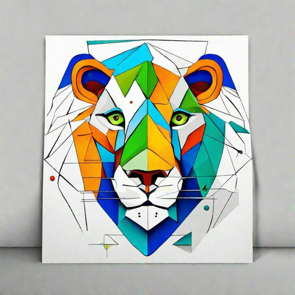 Geometric Lion