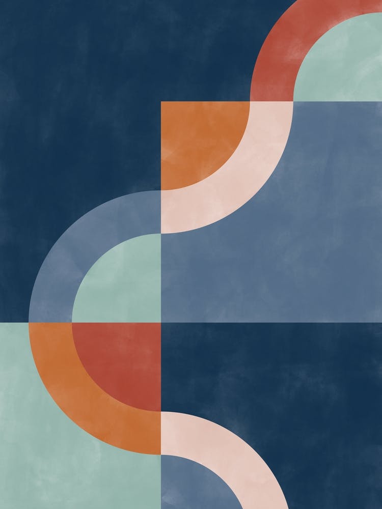 Abstract Geometric Painting
