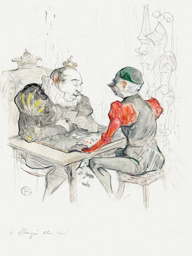 Le Bézigue (1895), Henri de Toulouse-Lautrec