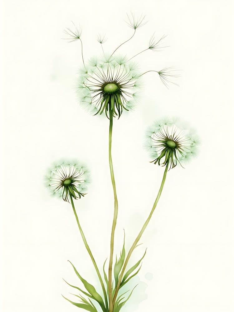 Watercolor Nature in Gentle Sage