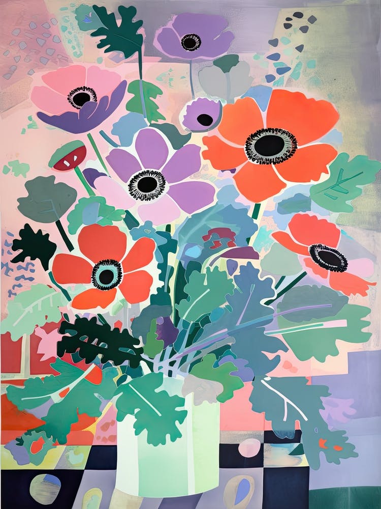 Anemone Flower Illustration 3