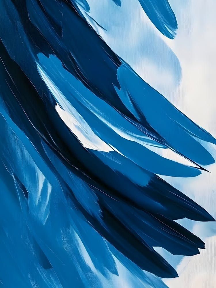 Blue Feathers