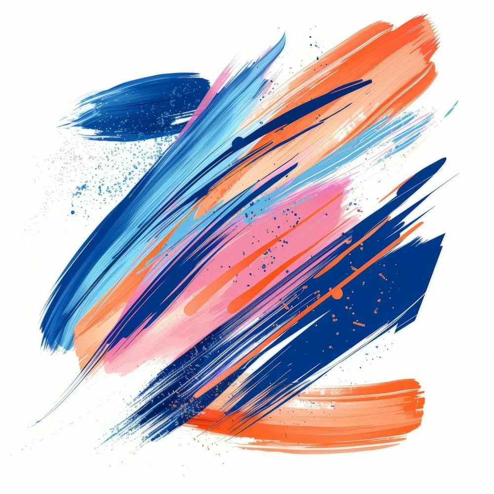 Abstract Brush Strokes 7
