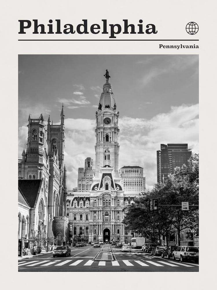 Philadelphia Noir et Blanc