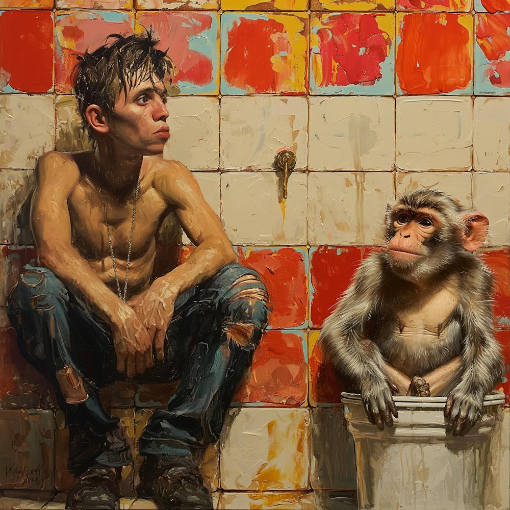 'The Monkey And The Man'