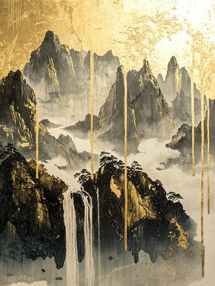 Sayan Golden Peaks - Gilded Naturalism