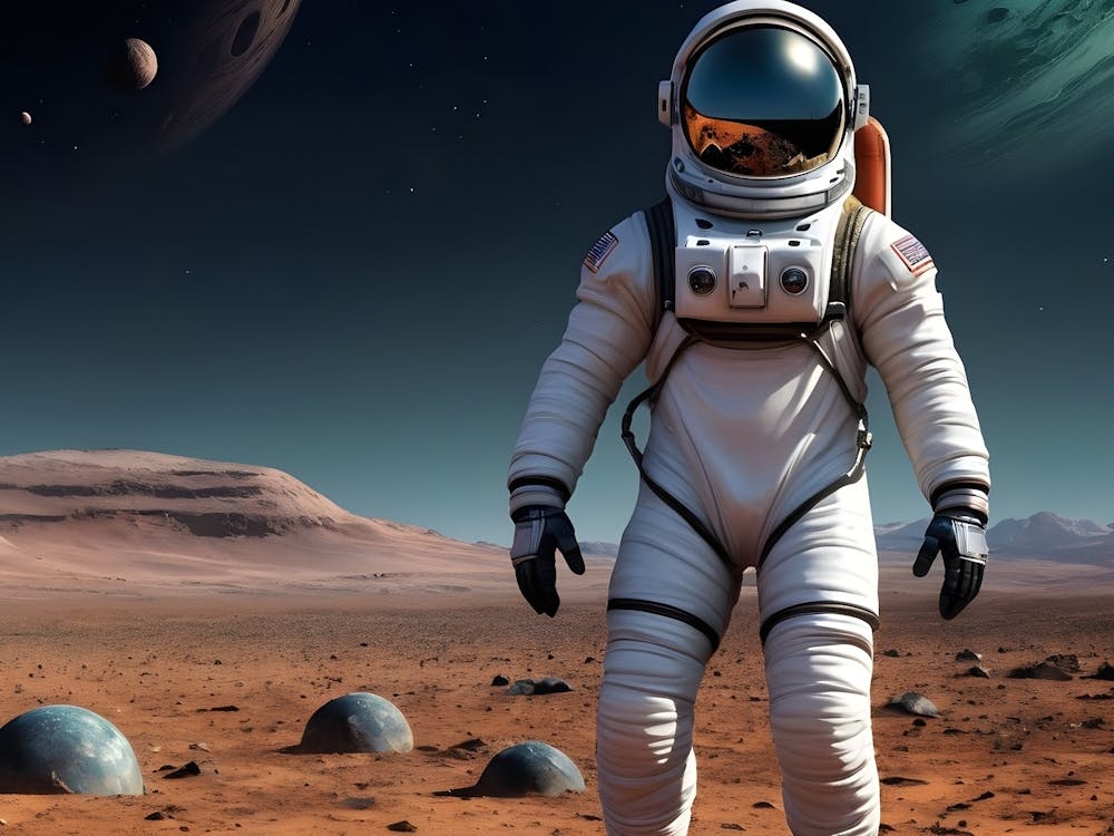 Lost In The Vast Expanse Of Space