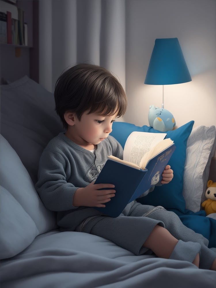 Default A Little A Child Holds A Book And Reads In His Bedroo 0 Edc1db8a E4ab 4688 B1f2 Ffb0e6d9f45a 1