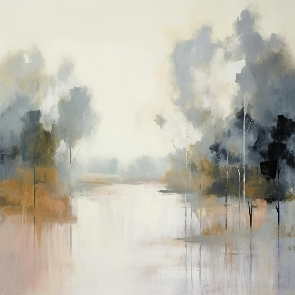 Morning Haze Muted Landscape 4