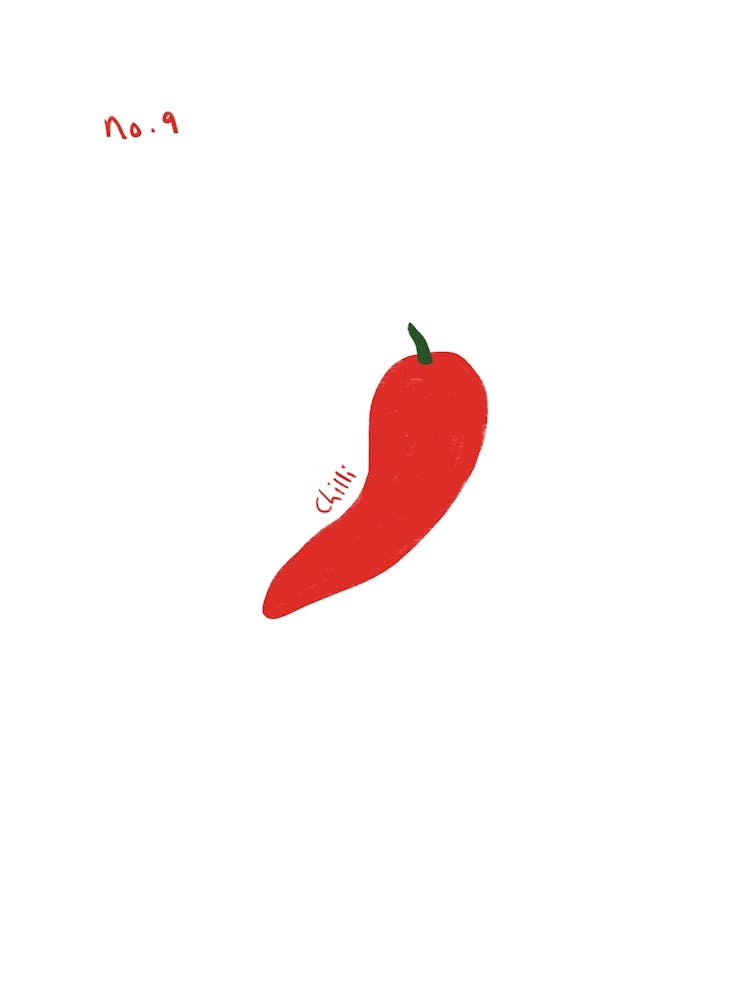 Chilli Kitchen Print