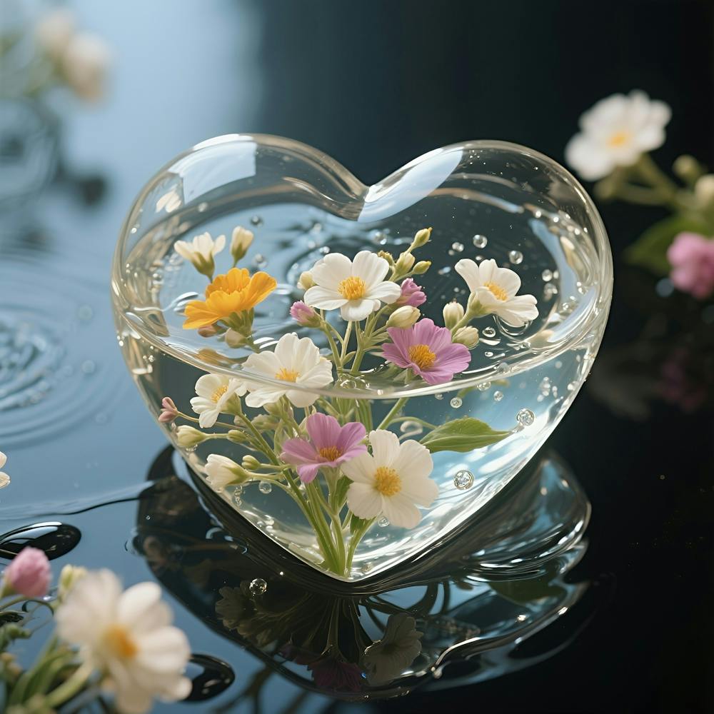 Heart With Flowers