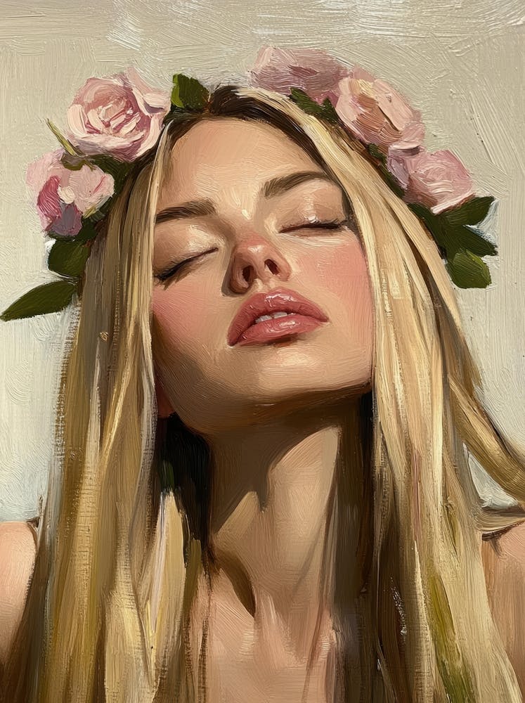 Girl With Flowers 27