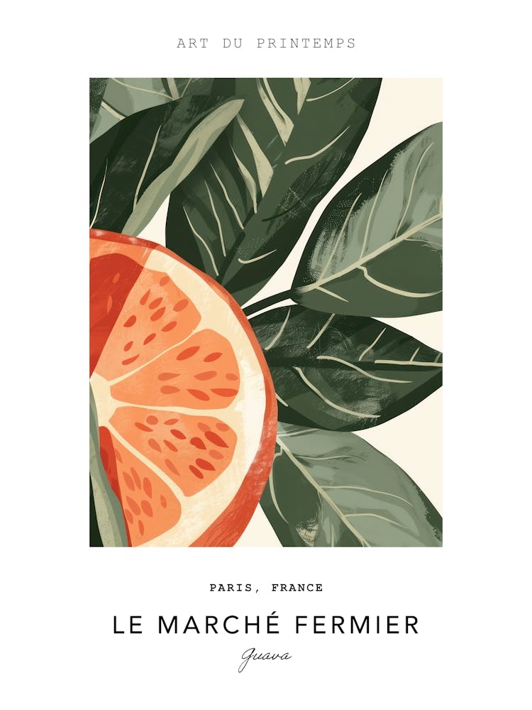 Guava Le Marche Fermier Poster 3