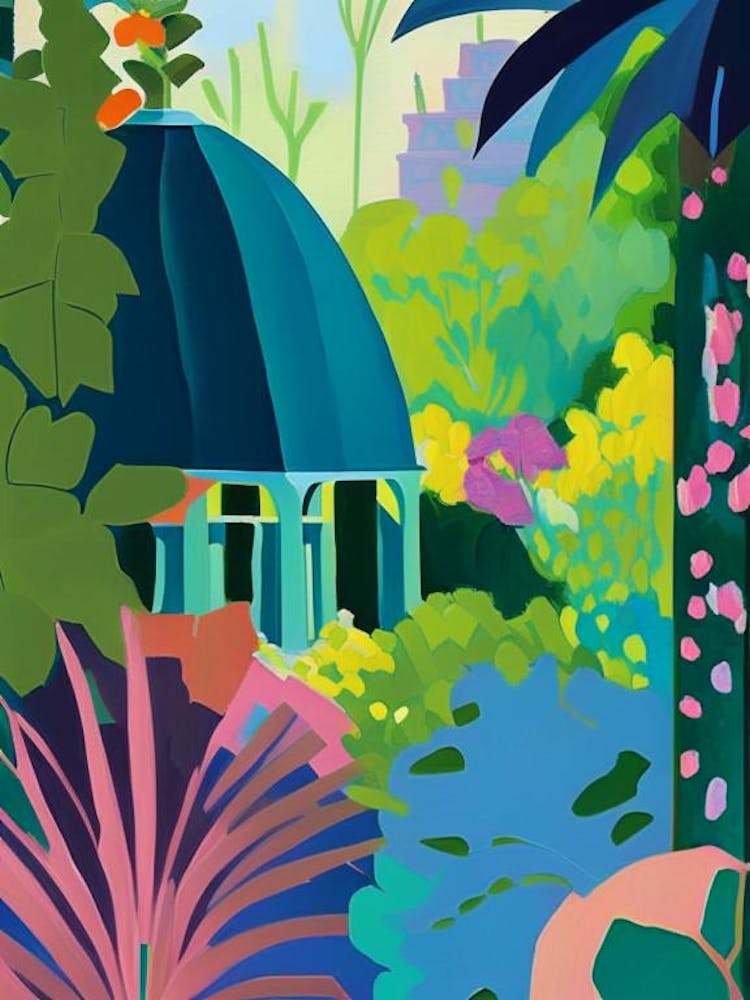 Missouri Botanical Garden, Usa Abstract Still Life