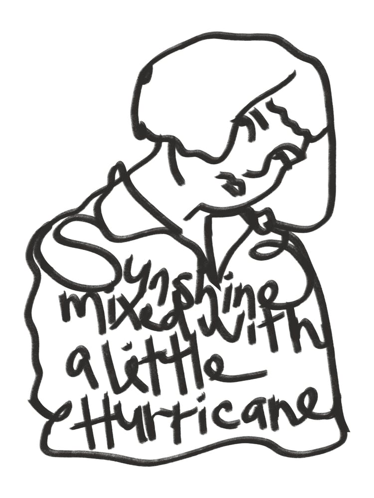 Sunshine Mixed With A Little Hurricane Line