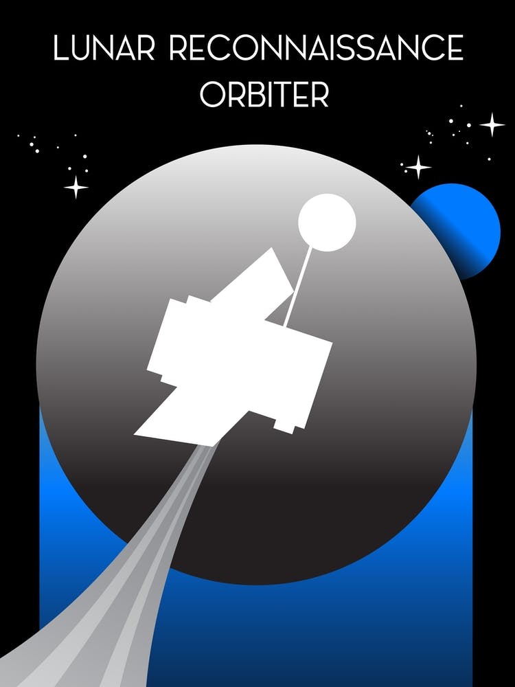 Lunar Reconnaissance Orbiter Space Art