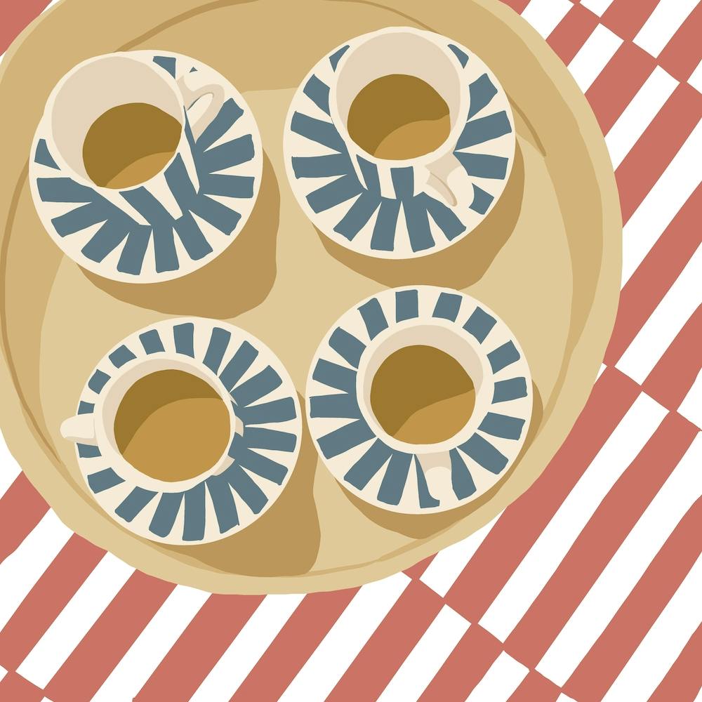 Striped Coffee