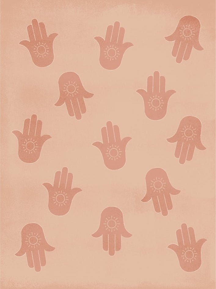 Hamsa Hands 2 Terracotta