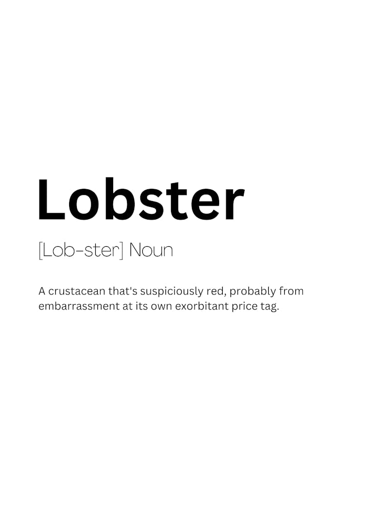 Lobster Definition Meaning