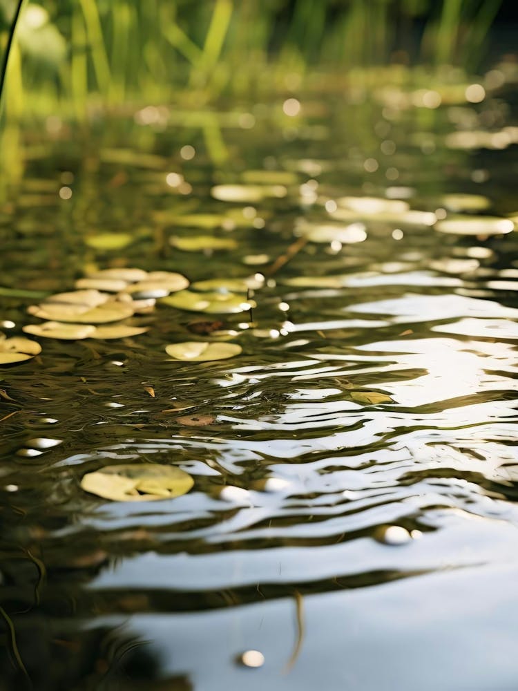 Lily Pads In The Water 1