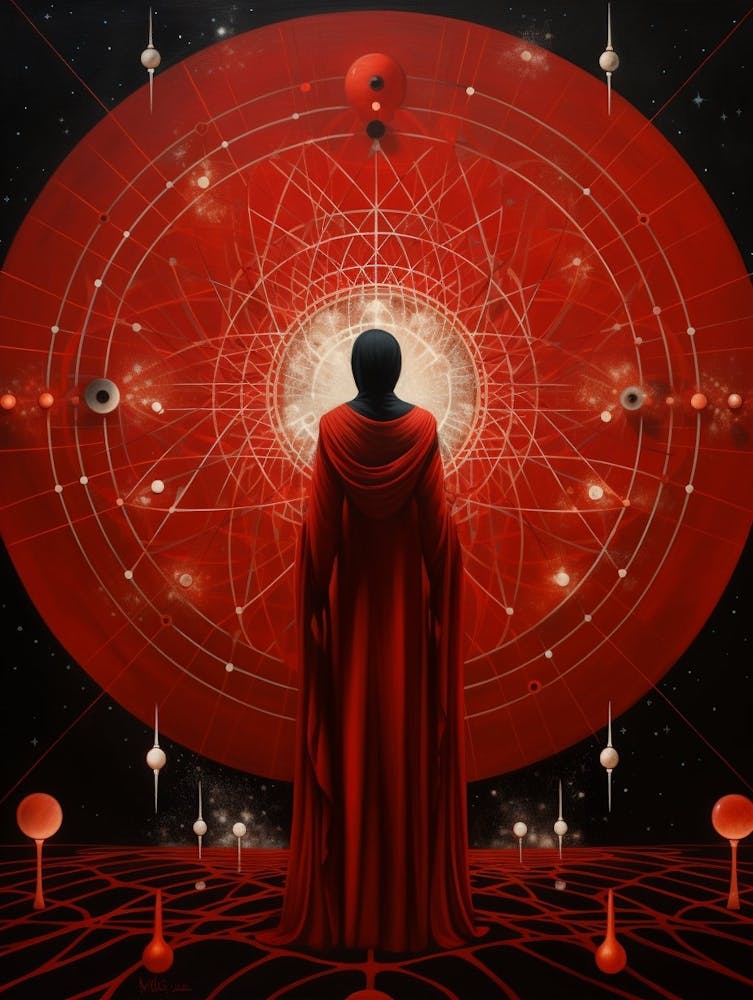 Celestial Geometric Illustration 3