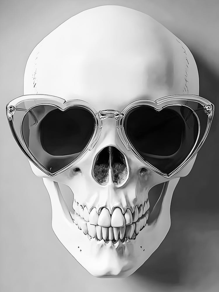 Skull With Sunglasses