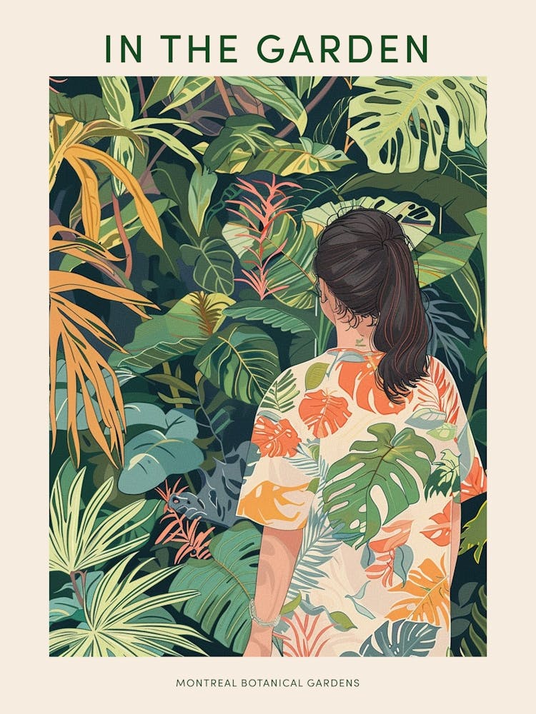 In The Garden Poster Montreal Botanical Gardens 2