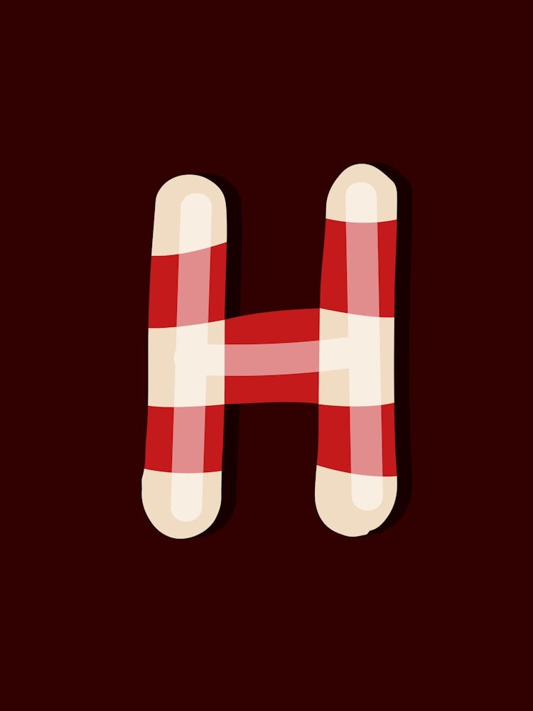 Candy Cane Christmas Letters Living Room Holiday Display 08