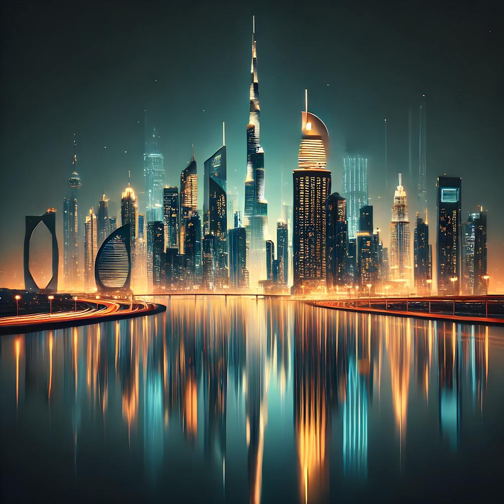 Dubai Skyline Die Stadt Der Zukunft