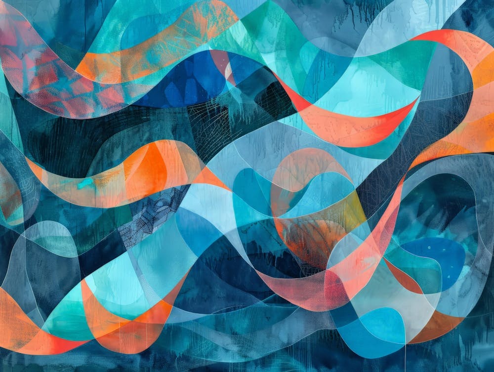 Abstract Wave Painting 12