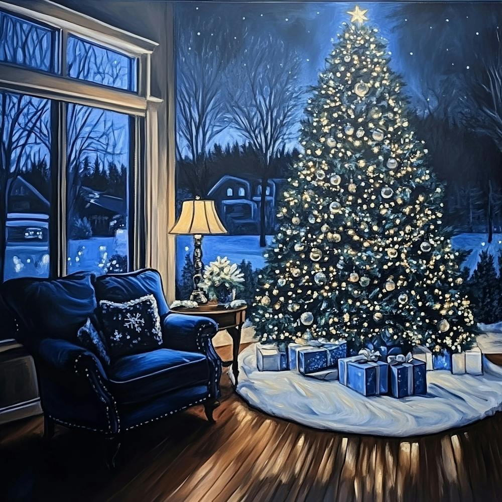 Christmas Tree Art 1