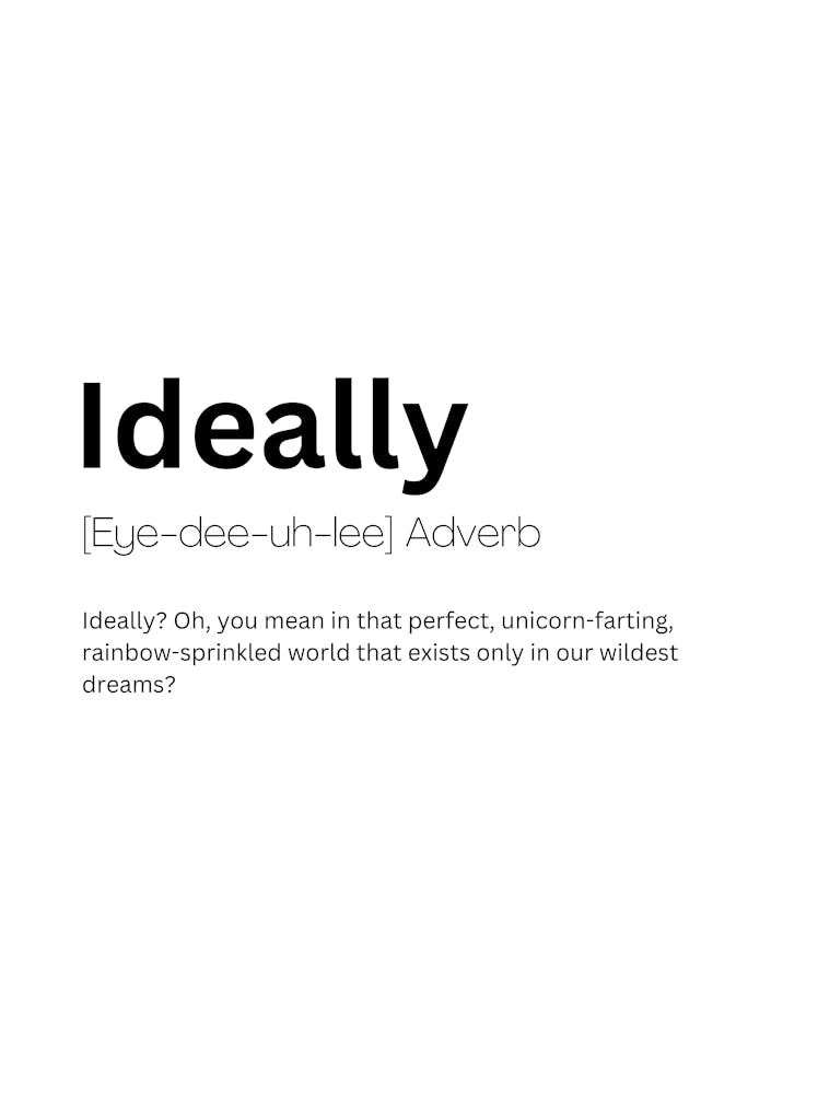 Ideally Definition Meaning