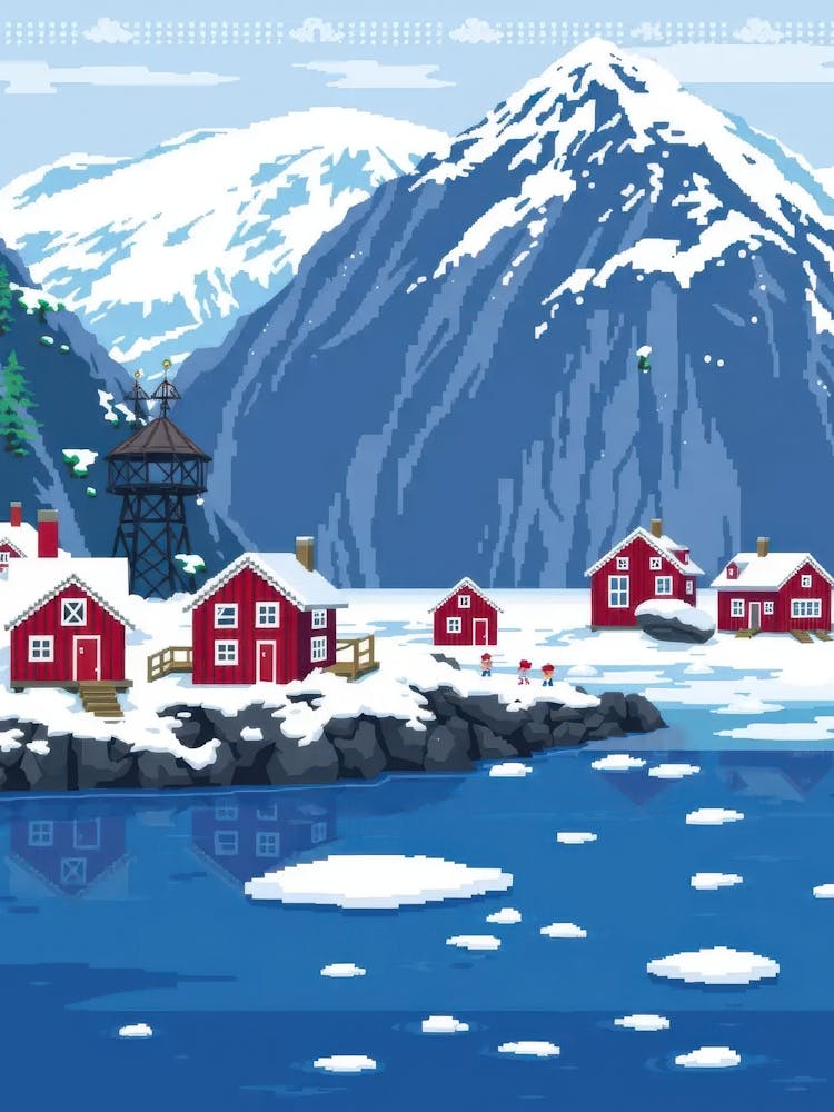 Snowy Village