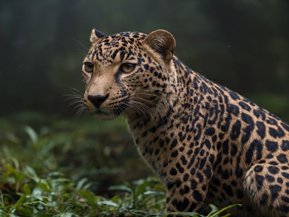 Leopard In The Forest 1