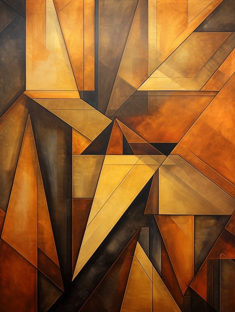 Dynamic Geometric Abstract Illustration 9